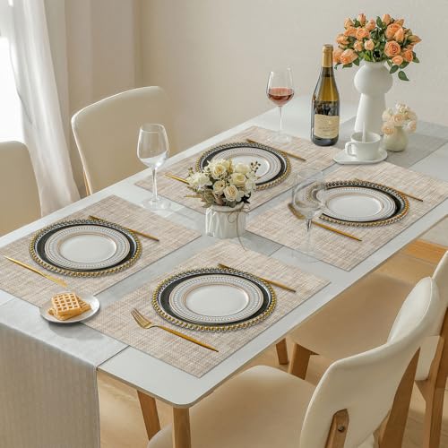 Vinyl Placemats Set of 8 (4 Count)