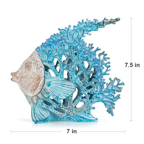 Beach Coastal Coral Reef Angelfish Home Office Bathroom Decor Gift (500 Count)
