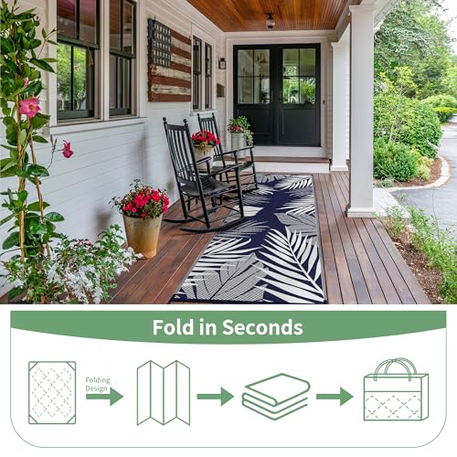 Outdoor Rug Waterproof Plastic Runner Rugs (20 Sq Ft)
