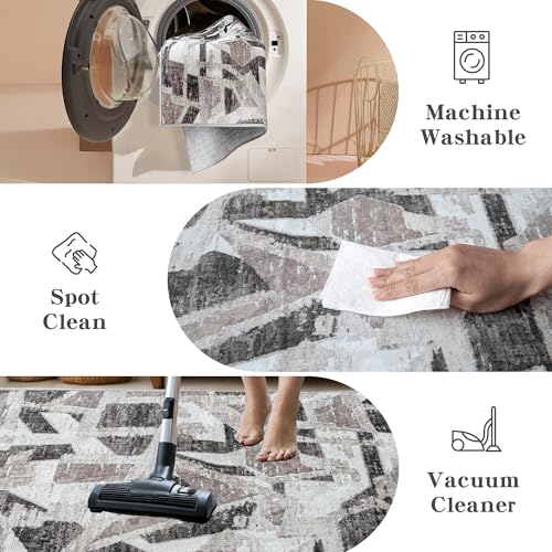 5X7 Area Rugs for Living Room Bedroom (35 Sq Ft)