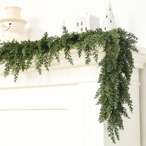 1 Pcs 9 ft Artificial Cedar Garland for Christmas (9 Foot)