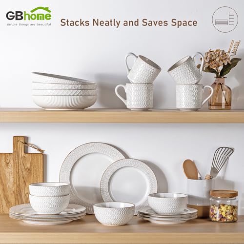 Ceramic Dinnerware Sets of 4