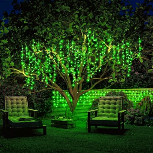 33FT 400 LED Icicle Lights for Outside