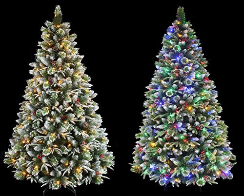 Super Dual Flocked Pine Christmas Tree Pre