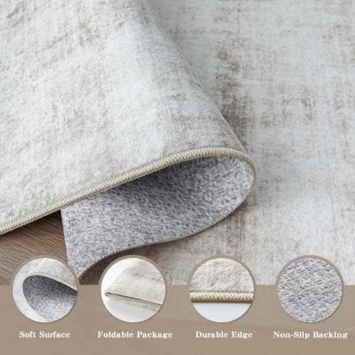 8x10 Area Rug for Living Room Bedroom Washable (80 Sq Ft)