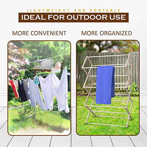 Wooden Folding Laundry Rack