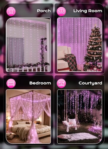 300 LED Fairy Curtain Lights