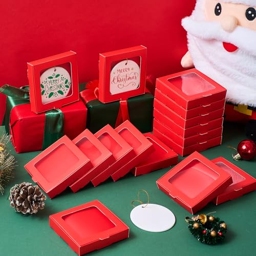 50 Pcs Christmas Sublimation Ornament Blanks Box (50 Count)