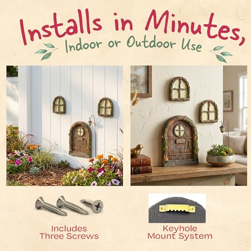 Fairy Doors for Trees (4 Count)