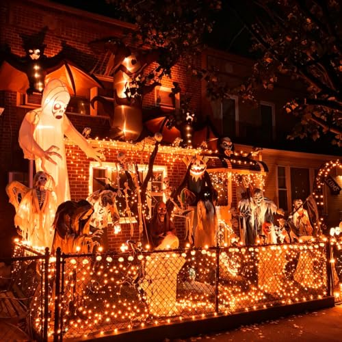25FT Orange Halloween String Lights (50 Count)