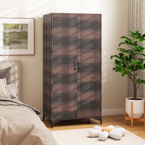Wicker Storage Cabinet