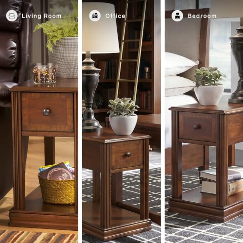 Breegin Narrow Chairside End Table