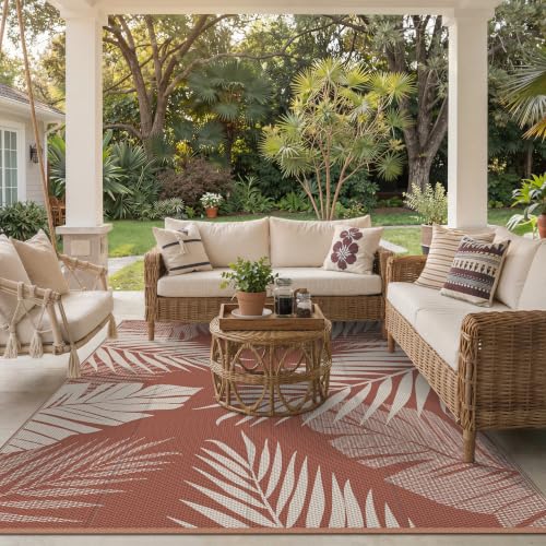 Outdoor Rug Waterproof Plastic Rugs for Patio (108 Sq Ft)