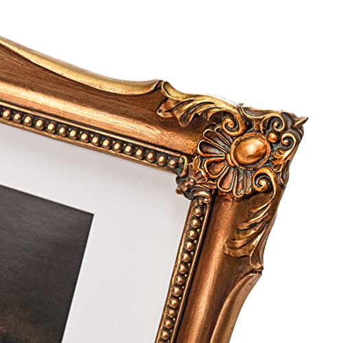 Vintage 11x14 Picture Frame with Embossed Flower