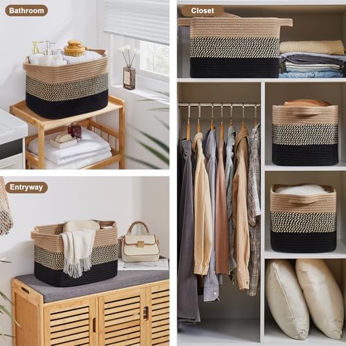 Storage Basket for Organizing 3 Pack (3 Count)