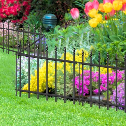 Decorative Metal Garden Fence 18" x 10' (75 Sq Ft)