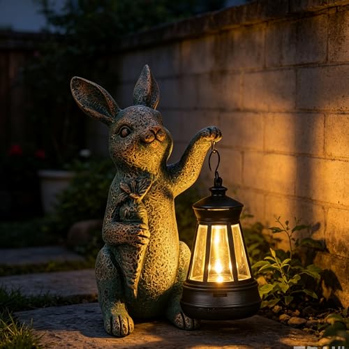 Solar Garden Statues
