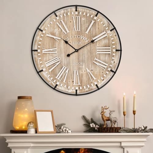 Farmhouse Wall Clock 30 Inch
