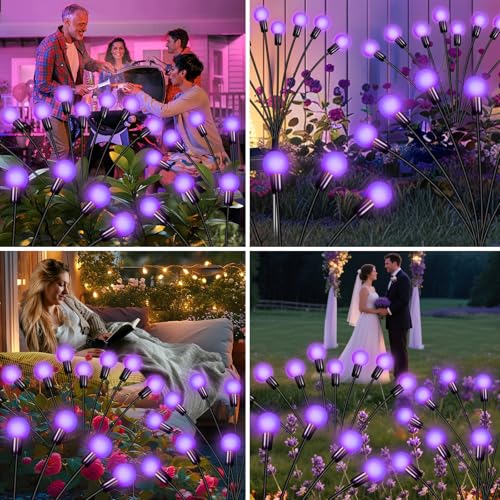Solar Garden Lights Outdoor Waterproof (4 Count)