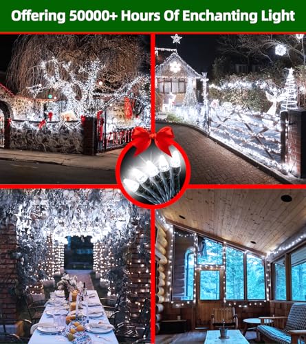 750 LED 240FT Christmas String Lights (240 Foot)