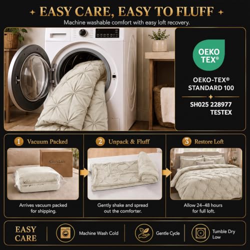 California King Comforter Set Oatmeal