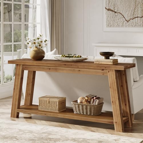 70.9" Solid Wood Console Table for Entryway