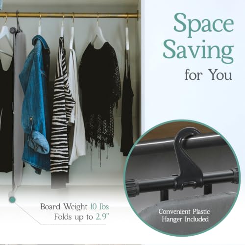 Full Size Ironing Board 54x14 Modern Gray