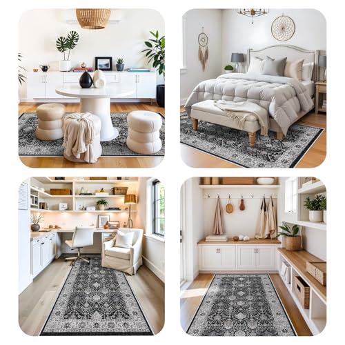 4x10 Washable Hallway Runner Rug (40 Sq Ft)