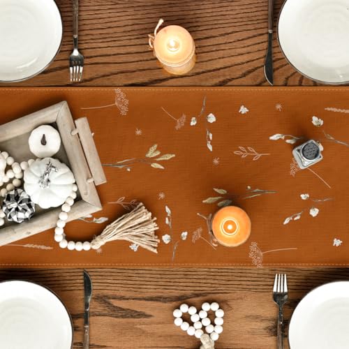 210 GSM Fall Table Runner Home Party Decor 13x90 Inch (8.04 Sq Ft)
