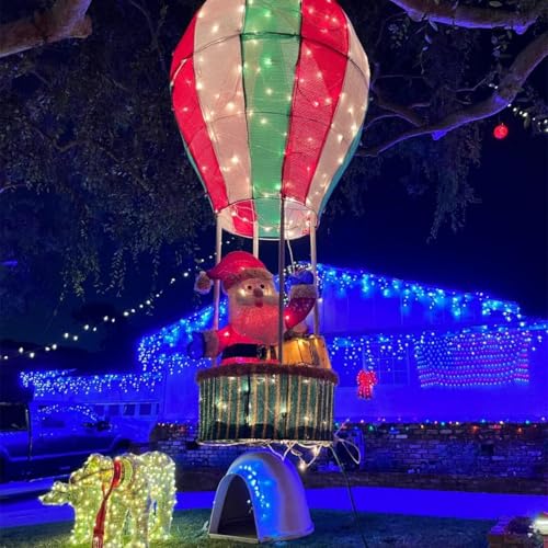 66ft 800 LED Blue Icicle Lights Outdoor Waterproof (66 Foot)