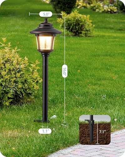 Low Voltage Landscape Lighting 12V 3W 120LM with Connectors 10Pack (10 Count)