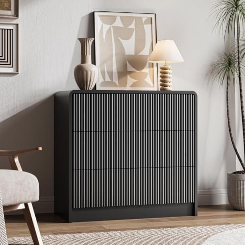 3 Drawer Nightstand Set of 2