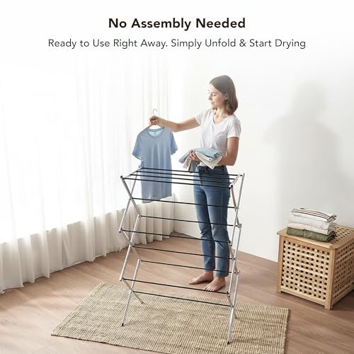 Portable Collapsible Clothing Dryer Rack