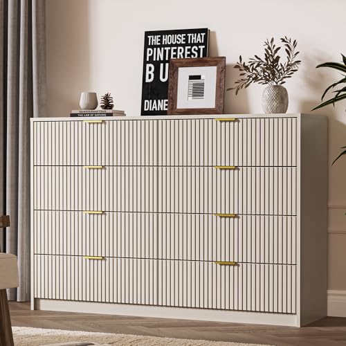Beige Dresser for Bedroom
