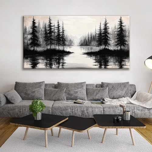 Large Modern Wall Art For Living Room Canvas Art Wall Decor 29 X 58 In