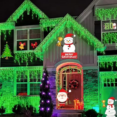 33ft 400 LED Icicle Lights for Outside (33 Foot)