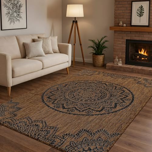 Outdoor Rug 6x9 Modern Area Rugs for Indoor and Outdoor Patios and Porches
