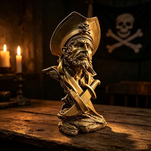 Golden Pirate Figurines