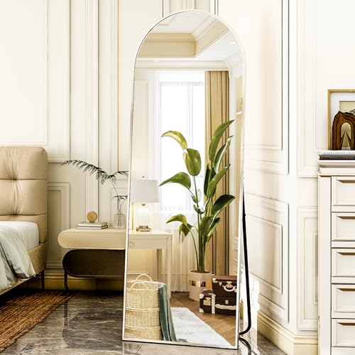 64"x21" Arched Full Length Mirror Free Standing Floor Mirrors