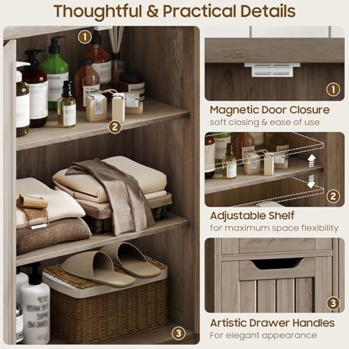 Farmhouse Bathroom Cabinet