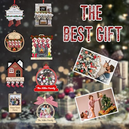 Personalized Christmas Ornaments with Names of 2