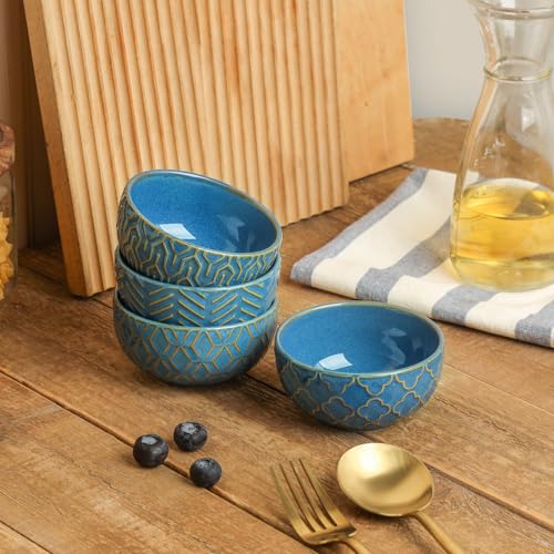 Sureasy Ceramic Ice Cream Bowls Set of 4 (4 Count)