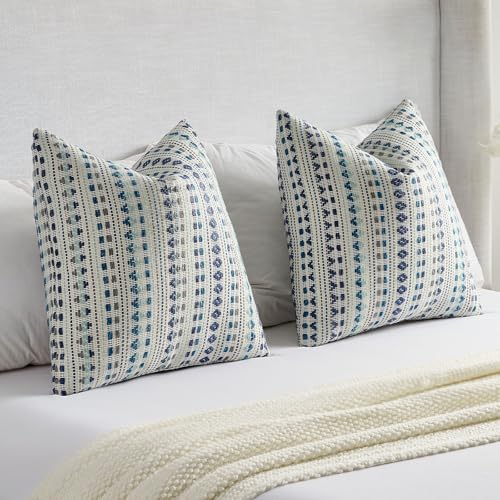 Pack of 2 Boho Throw Pillow Covers 12x20 Inch (2 Count)