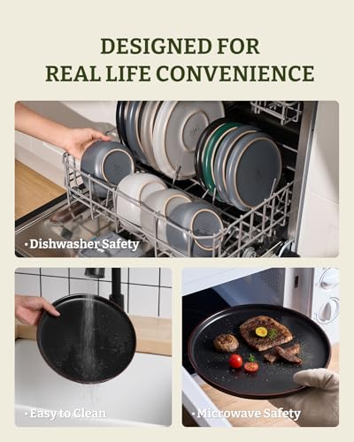 Mercury 12 Piece Stoneware Dinnerware Set (11.98 Count)