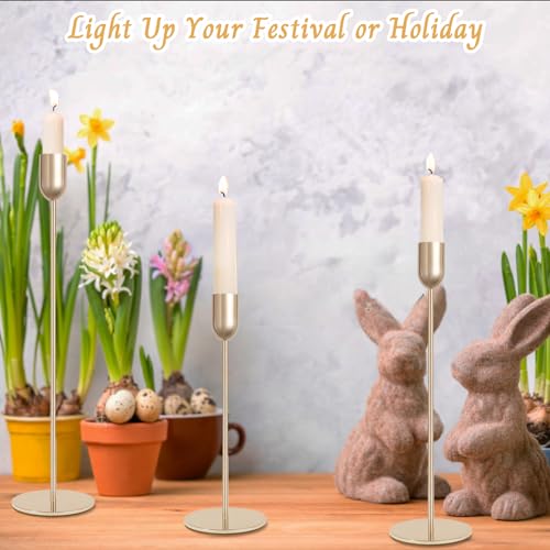 18 Pcs Glod Candle Holders Set (18 Count)