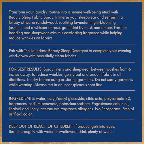 Beauty Sleep Linen Spray for Bedding & Pillow Mist (8 Fl Oz)