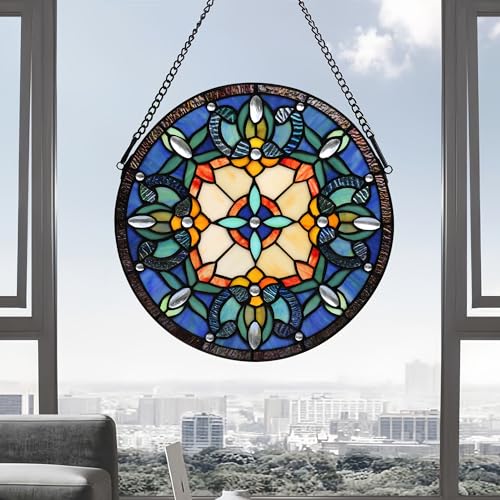Handcrafted Stained Glass Window Panel