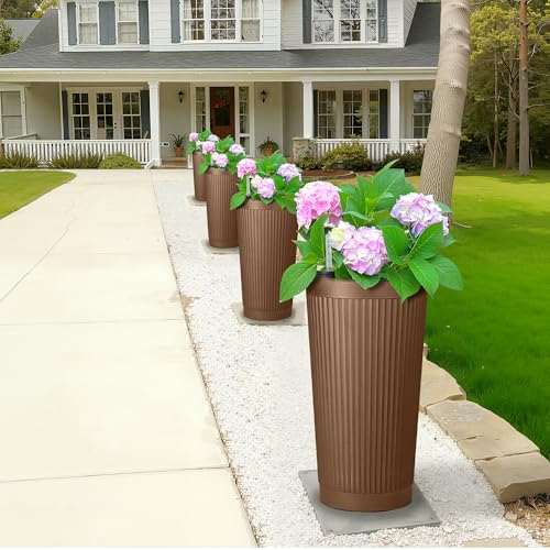 Self Watering Tall Planters Set of 2 (2 Count)