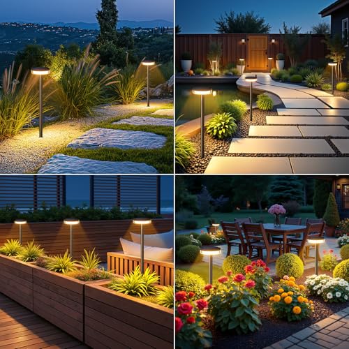 Solar Pathway Lights Outdoor (6 Count)