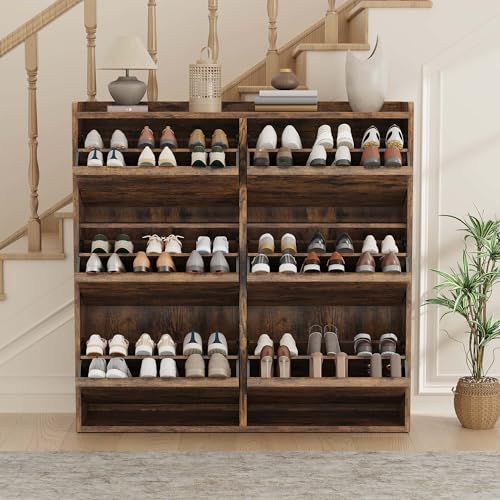 Shoe Cabinet with 6 Flip Drawers
